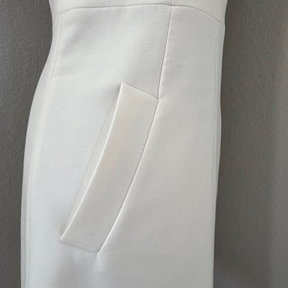 DVF Diane Von Furstenberg Carpreena Mini Shift Dress White Sz 2 - Picture 6 of 16